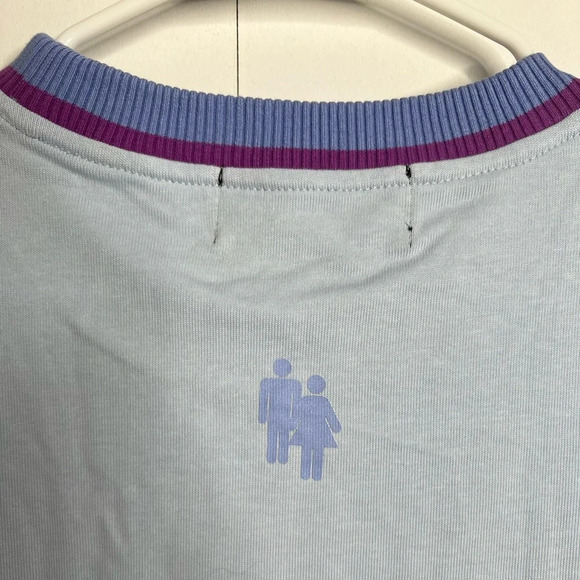 Homme + Femme - PARADISE CHAIN TEE Hummingbirds in Blue - XXL NWT - Picture 5 of 9